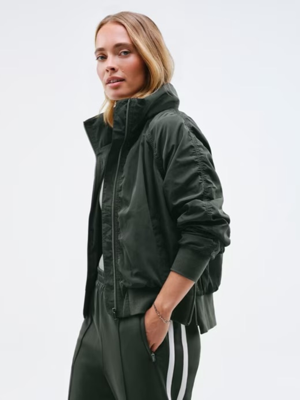 Athleta Jet Set Bomber Jacket